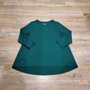 Ann Taylor LOFT Long Sleeve Tee Shirt Blouse Top Womens Size Medium